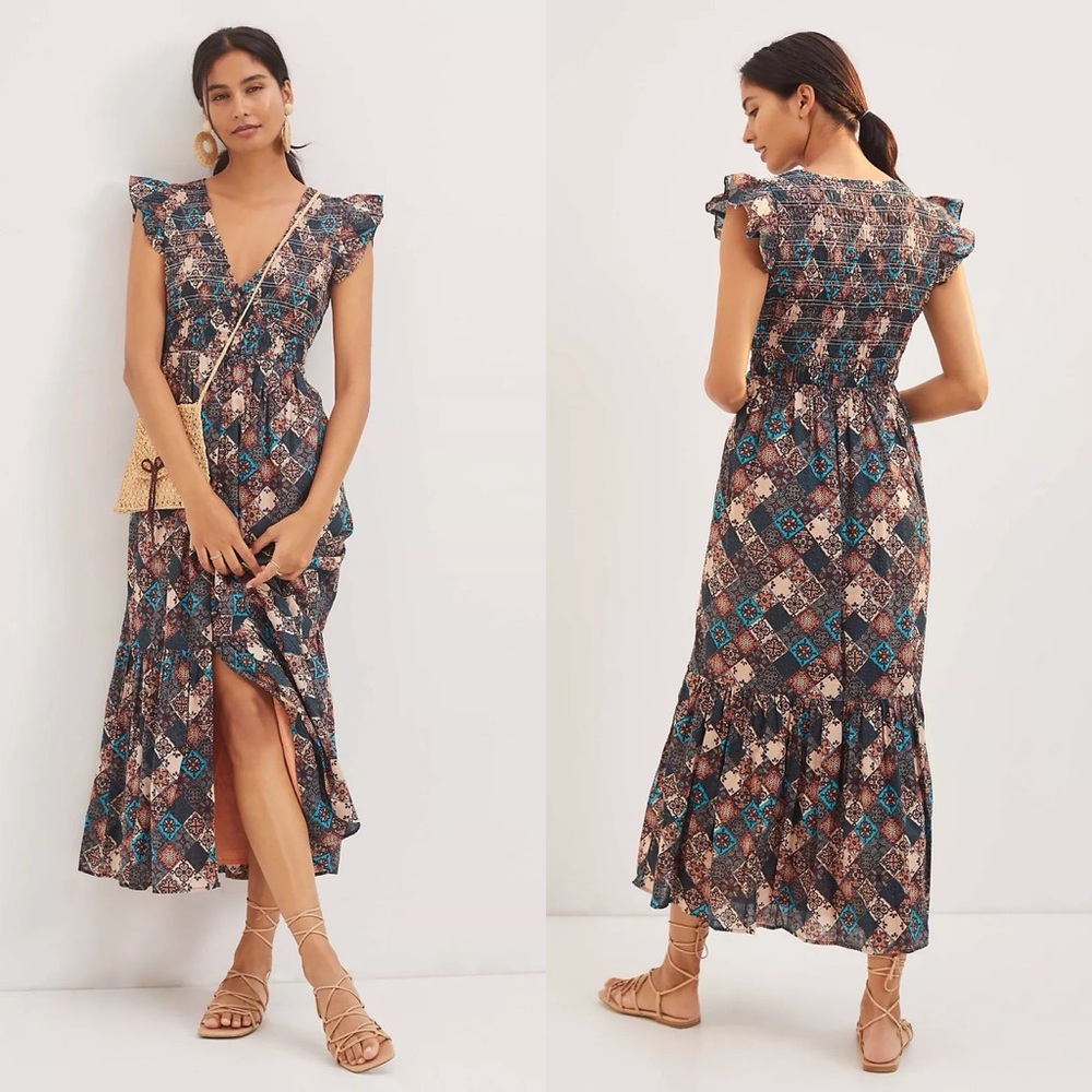 NWT Anthropologie Peregrine Midi Dress